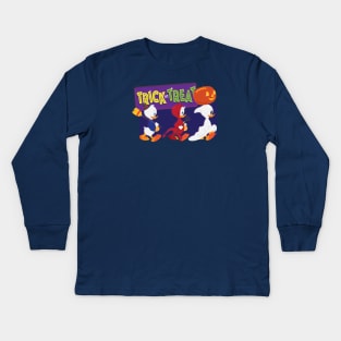 Trick or Treat for Halloween! Kids Long Sleeve T-Shirt